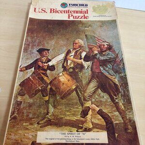 VINTAGE The Spirit of 76 Fairchild U.S. Bicentennial Puzzle #F76